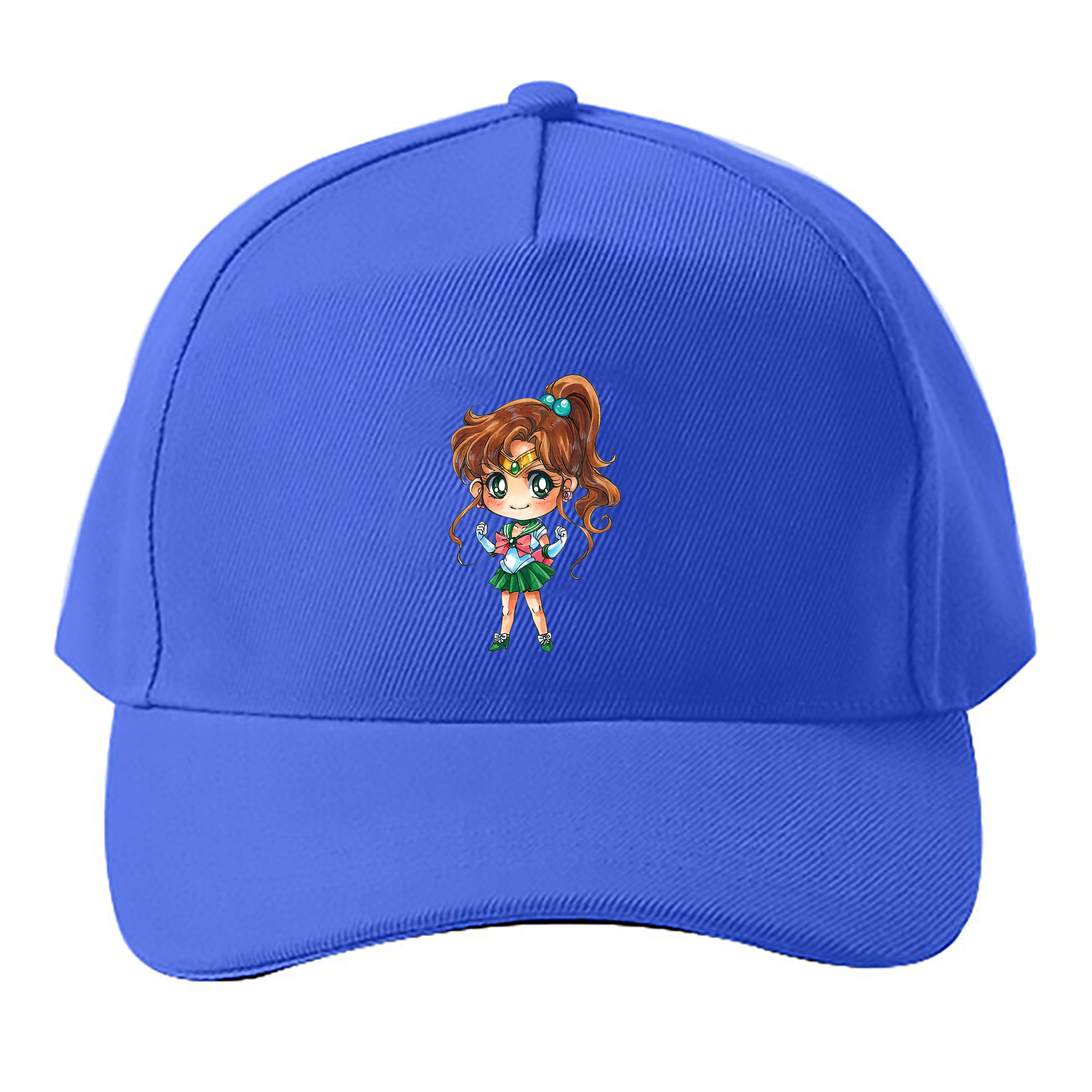 （画像用） 美少女戦士セーラームーン 木野 まこと きの まこと Sailor Moon Kino Makoto （セーラージュピター；Sailor Jupiter） ベースボールキャップ 綿100％ 男女兼用 帽子 スポーツ
